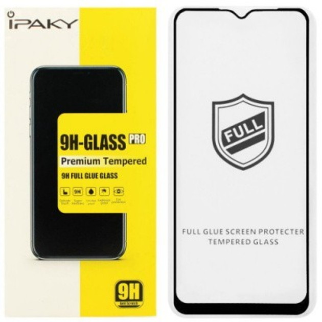 Захисне скло Samsung M135/M236/M336 black frame iPaky