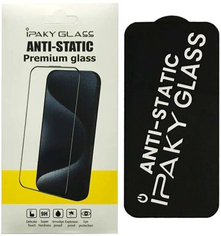 Захисне скло Samsung S24 FE S721 black frame iPaky Antistatic