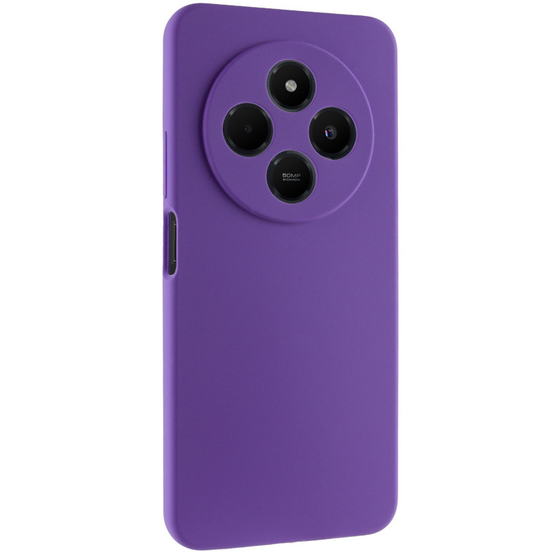 Чохол Silicone Cover Lakshmi Full Camera (AAA) для Xiaomi Redmi 14C / Poco C75 Сливовий / Purple