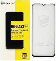 Захисне скло Samsung A125/A127/M127/M217/A135/A235/A045/Zte A71/A326/Motorola E20 black frame iPaky