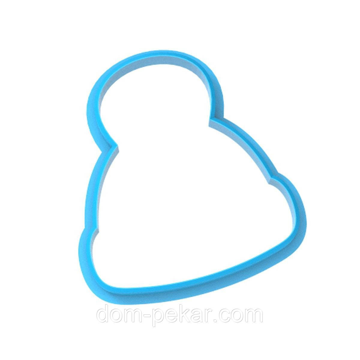 Шапочка вирубка для пряників 6*5,4 см (3D)