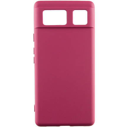 Чохол Silicone Cover Lakshmi (A) для Google Pixel 6 Бордовий / Marsala, фото 1