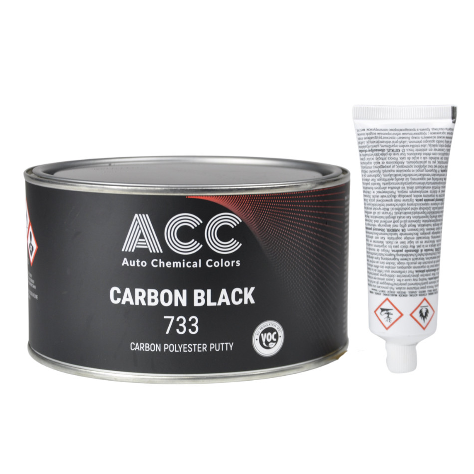 Карбонова шпаклівка ACC Carbon 733 1 л, фото 1