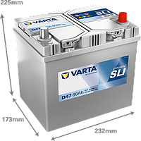 Акумулятор VARTA DYNAMIC SLI 560 410 054 D47
