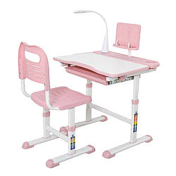Дитяча Парта M 4428-8-2 рожевий, зі стільчиком