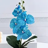 Штучна квітка орхідеї для декору, 31 см, фото 2