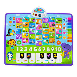 Дитячий обучаючий плакат "Перші знання" KH07/001 українська мова 45 х 60см