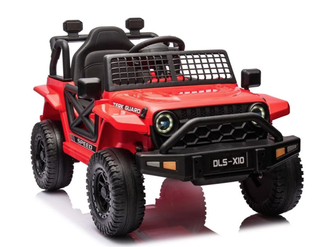 Дитячий електромобіль джип JOY R-30840, червоний