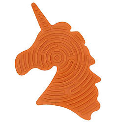 Дитяча розвиваюча дошка для сенсорної активності "Єдиноріг" GS0108 двостороння Жовтий