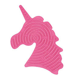 Дитяча розвиваюча дошка для сенсорної активності "Єдиноріг" GS0108 двостороння Рожевий