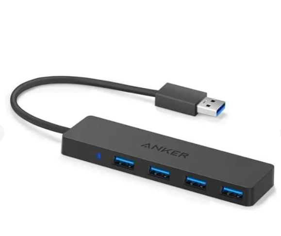 USB-хаб Anker 4-Порта Ульта тонкий USB 3.0 Hub A7516, USB-розгалужувач 4 порти
