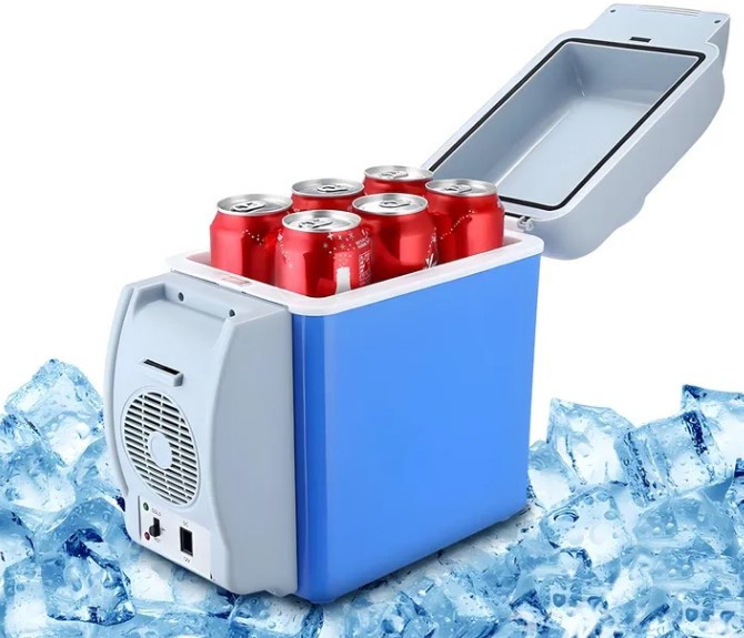 Автомобільний холодильник Port Able Electronic 7.5 л від прикурювача 12V
