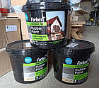 Фарба гумова універсальна Farbex Rubber Paint 12кг Яскраво-блакитна RAL5015 матова акрилова еластична прогумована, фото 6