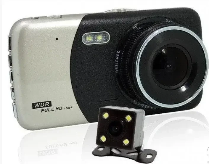 Відеореєстратор DVR CT 503 / z14a 1080P 4" з двома камерами