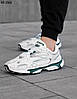 Чоловічі кросівки lacoste  l003 White green Лакоста білі з зеленим світлі весна літо, фото 10