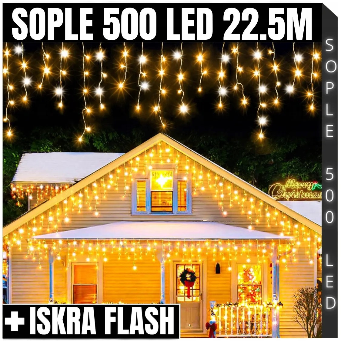 Вулична гірлянда бахрома 22.5 м 500 LED