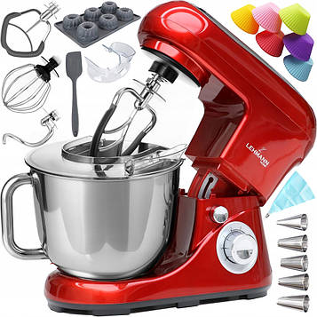 Кухонний комбайн тістоміс Lehmann Chervil RED 2200W