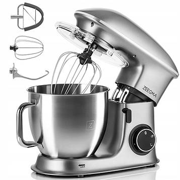 Тістоміс міксер планетарний Zeeegma PLANEET CHEF GREY 2200 Вт