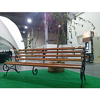 Лавка кована 2.2м. з поручнями «Бараш» (в наявності є від 1 до 3 м.)