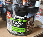 Фарба гумова універсальна Farbex Rubber Paint 6,0кг Червона RAL3020 матова акрилова еластична прогумована, фото 4