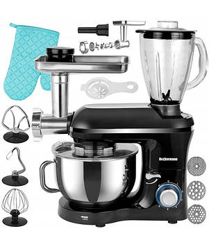 Кухонний комбайн Heckermann Combo SM-1518 6,2 л 2200 Вт