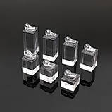 Підставки для кілець RESTEQ — набір з 7 акрилових прозорих квадратних тримачів, ідеальні аксесуари для зберігання та демонстрації, фото 4