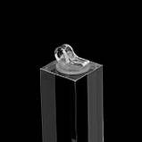 Підставки для кілець RESTEQ — набір з 7 акрилових прозорих квадратних тримачів, ідеальні аксесуари для зберігання та демонстрації, фото 2