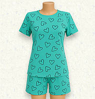 Піжама жіноча футболка з шортами M/Print-02 р.XS
