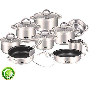 Набір посуду з нержавіючої сталі DMS TSE2015