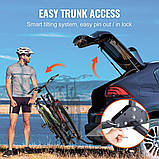 Vevor 310009 2 Багажник для велосипеда Складний кріплення для вантажного автомобіля SUV 1.25"/2" Приймач, прямокутний інтерфейс, фото 4