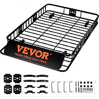 Багажник на дах VEVOR Автомобільний кошик на дах універсальний 1630 х 990 х 152 мм, багажник на дах