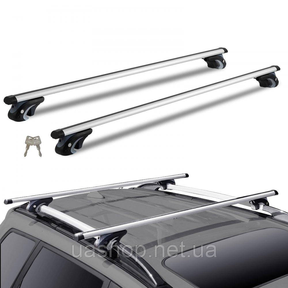 Vevor 310029 Універсальний багажник на дах, алюмінієва поперечна штанга, вантажопідйомність 90 кг, для піднятих бічних рейок із, фото 1