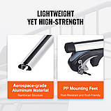 Vevor 310029 Універсальний багажник на дах, алюмінієва поперечна штанга, вантажопідйомність 90 кг, для піднятих бічних рейок із, фото 5