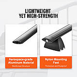 Vevor 310036 Поперечини Black, сумісні з Jeep Grand Cherokee 2011-2021, з рифленими бічними рейлінгами, вантажопідйомність 90 кг,, фото 5