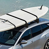 Vevor 310046 Надувні багажники на дах 40кг Вантажопідйомність Каяк Каное Дошка для серфінгу, фото 7