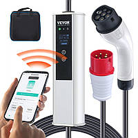 Зарядний кабель VEVOR Type 2 EV 16A 3.68кВт (однофазний)/11кВт (трифазний) Зарядний пристрій для