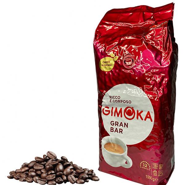 ОРИГІНАЛ! Кава в зернах Gimoka Gran Bar 1кг, 20/80 Італія Джимока Гран Бар - фото 1 - id-p2285219692
