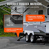 Vevor 310293 Підставки для вирівнювання автопричепів, незнімні гумові підставки для домкратів, 9-дюймові круглі ніжки, упаковка 6, фото 4