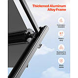 Vevor 310357 Тент для каравану 610 см, ручний сонцезахисний вітрило, чорний, тканинний екран для конфіденційності, фото 6