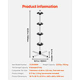 Vevor 310364 Підставка для шинної шин з шинами з тривожником шин 225 мм 4 шини, фото 7