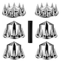 Комплект кришки задньої та передньої осі VEVOR ABS кришки гайки колеса 6 шт. 324177