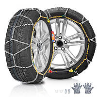 Ланцюги протиковзання VEVOR Ланцюги протиковзання з марганцевого сплаву та шини 605/695 мм 324184