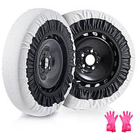 Vevor 310377 Thickened Snow Socks Tires Snow Traction Tire Cover Medium Pack 2 шт.