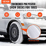 Vevor 310377 Thickened Snow Socks Tires Snow Traction Tire Cover Medium Pack 2 шт., фото 2