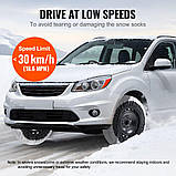 Vevor 310377 Thickened Snow Socks Tires Snow Traction Tire Cover Medium Pack 2 шт., фото 6