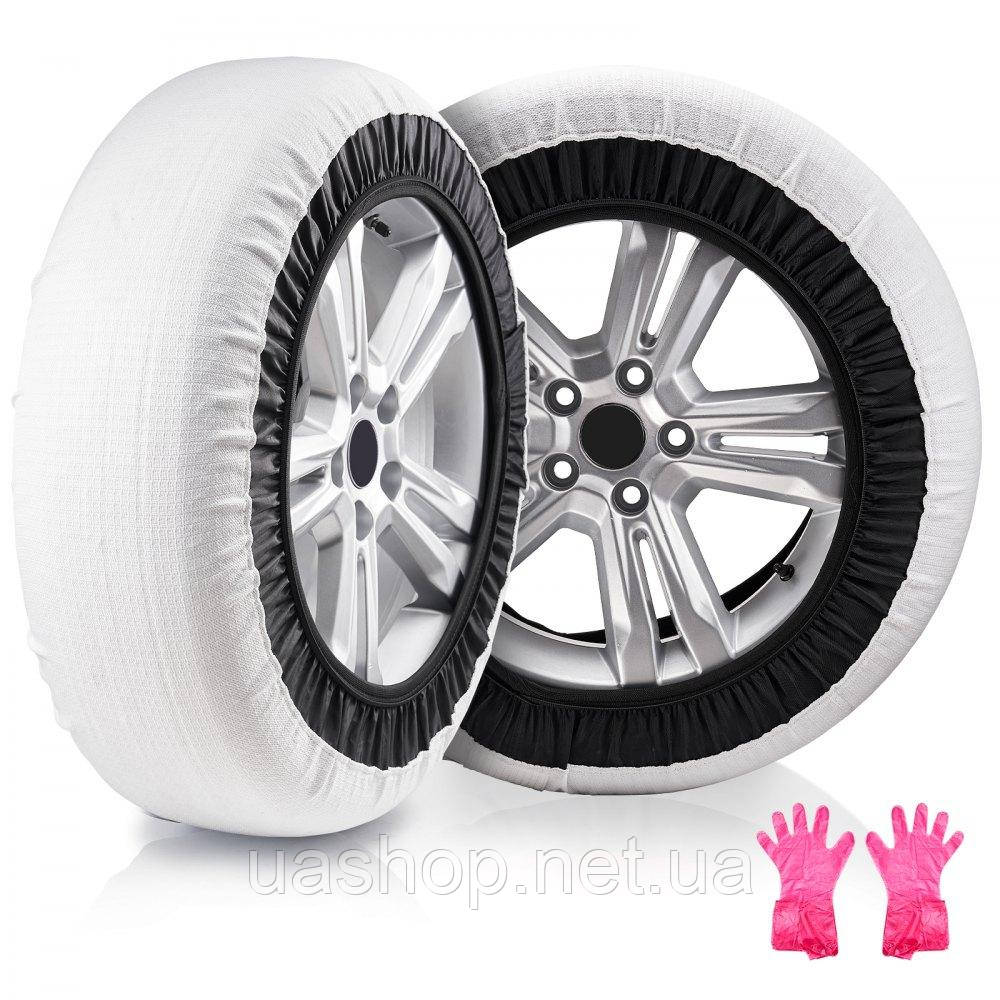 Vevor 310381 Потовщені снігові шкарпетки Шини Snow Traction Tire Cover-Large 2pcs, фото 1