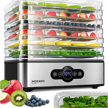 Сушарка для овочів, фруктів та грибів, дегідрататор Mozano 400Вт