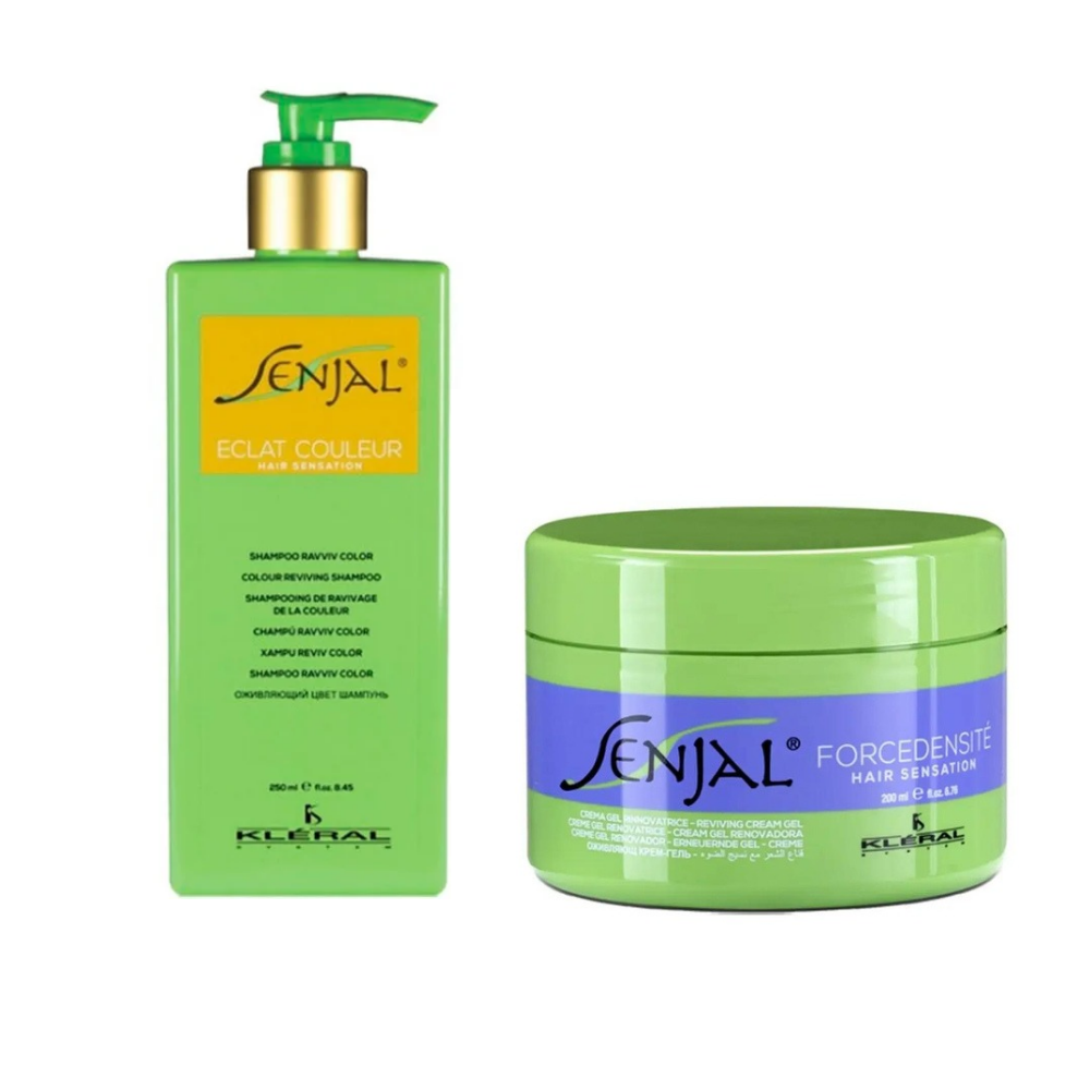 Набір KS SENJAL для фарбованого волосся: Маска Reviving Cream Gel 200 мл + Шампунь Colour Reviving 250 мл