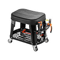 Vevor 310863 Сидіння Mechanic Stool Mechanic Stool Mechanic Stool 136 кг з інструментами, що обертаються