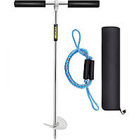 VEVOR Sandanke Свердло для пляжу та піщаної мілини, 45 см гвинтовий якір з нержавіючої сталі 316 зі знімною